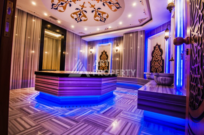 Квартира 2+1 в престижном комплексе, 95 кв.м. Махмутлар, Алания. - Ракурс 48