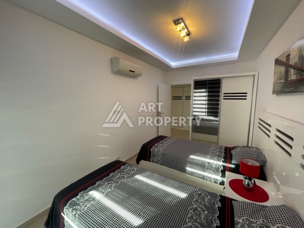 Квартира 2+1 в престижном комплексе, 110 кв.м. Тосмур, Алания - Ракурс 17