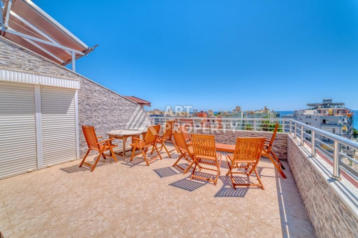 Светлый дуплекс 3+1 с видом на море в Тосмуре, 250 кв.м. - Ракурс 20