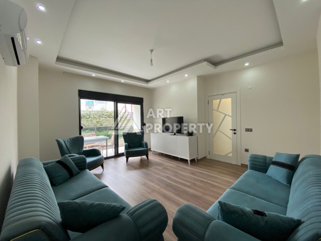 Квартира 2+1 с выходом в сад, 94 кв.м. Оба, Алания. - Ракурс 2