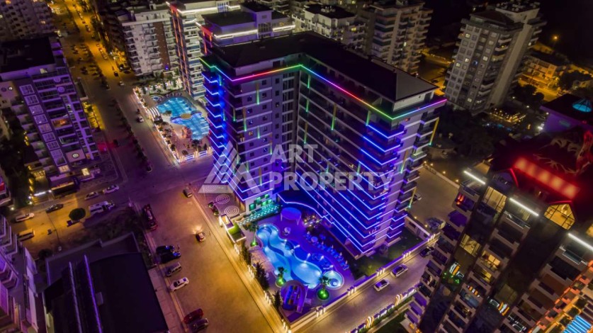 Двухкомнатная квартира 65 кв.м. в элитном ЖК. Махмутлар, Алания. - Ракурс 31