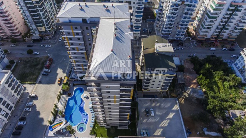 Двухкомнатная квартира 65 кв.м. в элитном ЖК. Махмутлар, Алания. - Ракурс 33