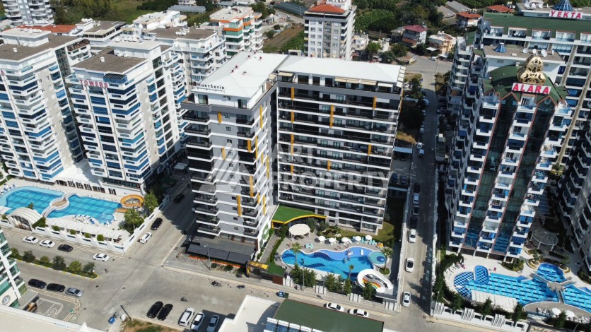 Двухкомнатная квартира 65 кв.м. в элитном ЖК. Махмутлар, Алания. - Ракурс 34