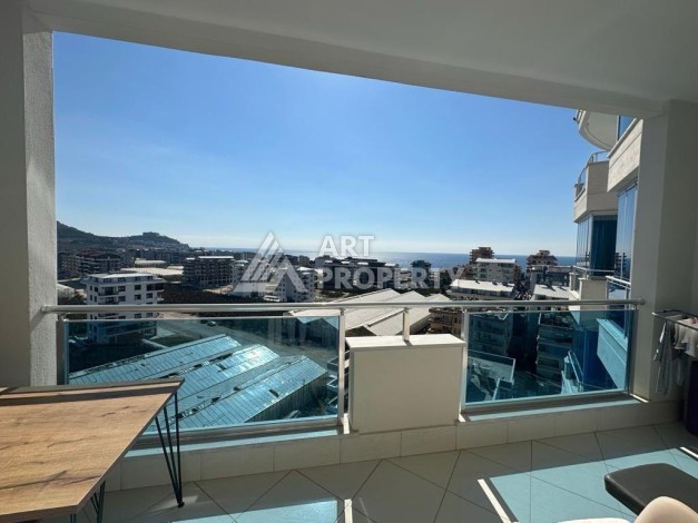 Квартира 1+1 в престижном ЖК в 450 м. от моря в Махмутларе, 65 кв.м. - Ракурс 13