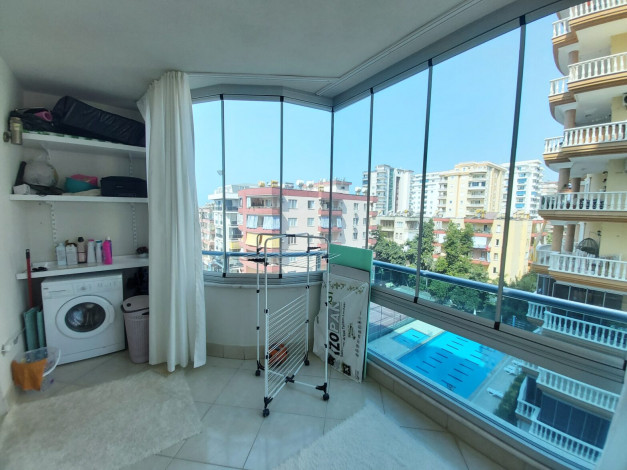 Трехкомнатная меблированная квартира в комплексе люкс класса, Махмутлар, Алания, 110 м2 - Ракурс 10