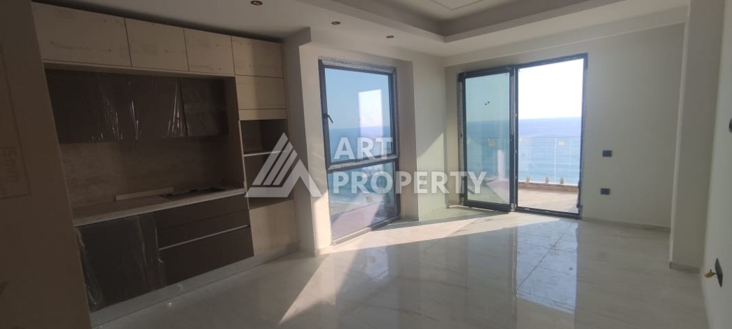 Квартира 2+1 с панорамой на море в Махмутларе, 90 кв.м - Ракурс 2