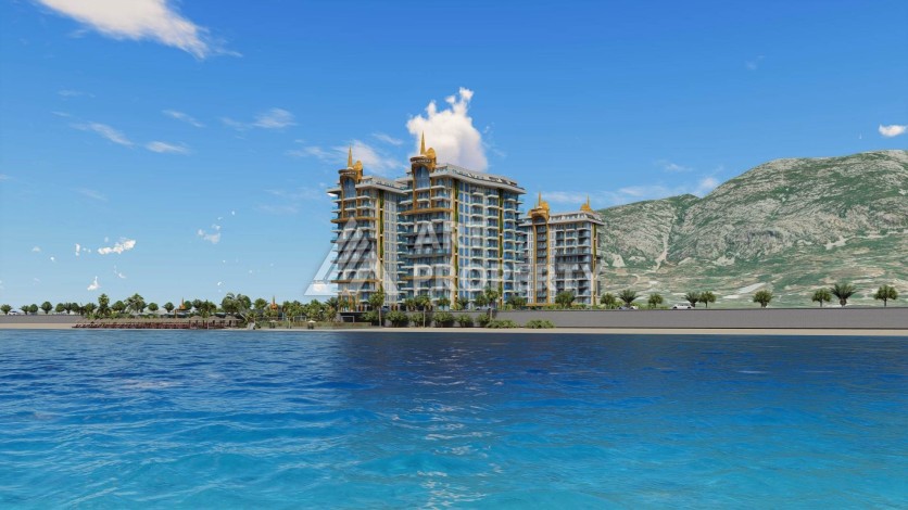 Квартира 2+1 с панорамой на море в Махмутларе, 90 кв.м - Ракурс 15