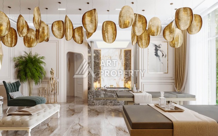 Квартира 2+1 с панорамой на море в Махмутларе, 90 кв.м - Ракурс 20