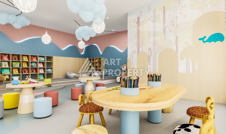 Квартира 2+1 с панорамой на море в Махмутларе, 90 кв.м - Ракурс 24