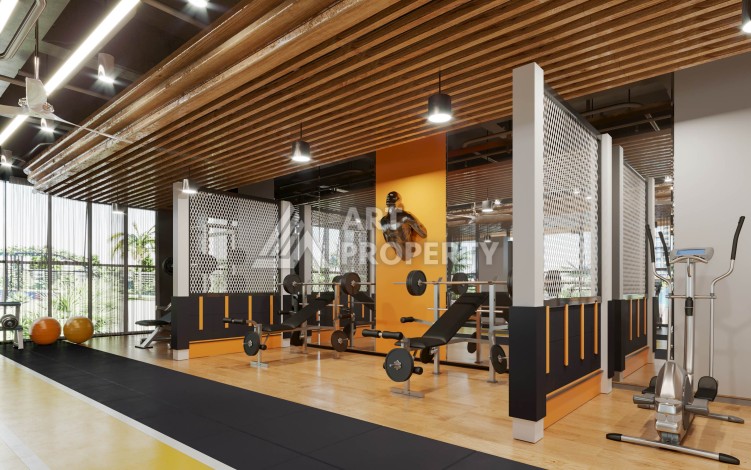 Квартира 2+1 с панорамой на море в Махмутларе, 90 кв.м - Ракурс 26