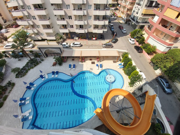 Трехкомнатная меблированная квартира в комплексе люкс класса, Махмутлар, Алания, 110 м2 - Ракурс 17