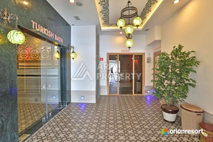 Меблированный дуплекс 2+1 в отличной резиденции, 125 м2 в Авсалларе. - Ракурс 19