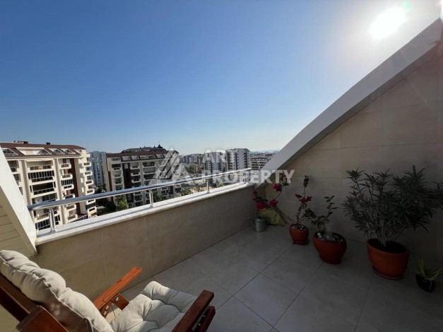 Меблированный дуплекс 2+1 в отличной резиденции, 125 м2 в Авсалларе. - Ракурс 35