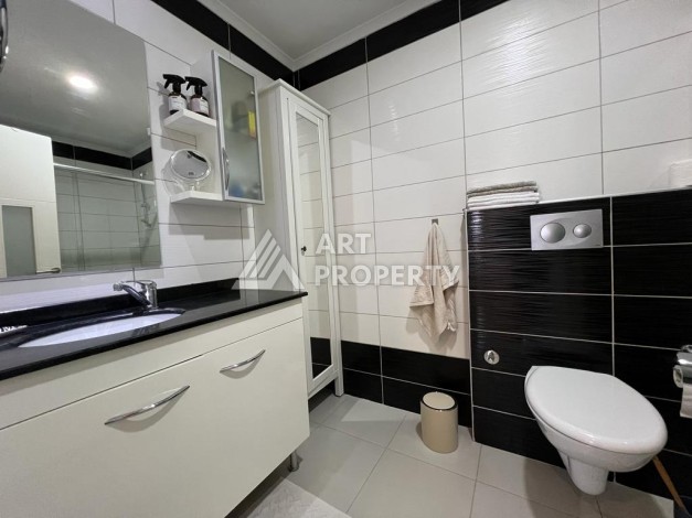 Меблированный дуплекс 2+1 в отличной резиденции, 125 м2 в Авсалларе. - Ракурс 39