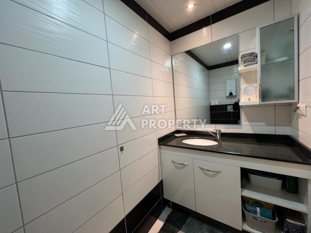 Меблированный дуплекс 2+1 в отличной резиденции, 125 м2 в Авсалларе. - Ракурс 41