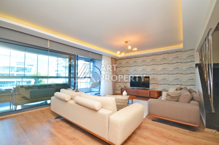 Меблированный дуплекс 2+1 с панорамным видом, 147 м2 в Каргыджаке. - Ракурс 12