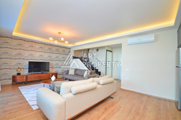 Меблированный дуплекс 2+1 с панорамным видом, 147 м2 в Каргыджаке. - Ракурс 13