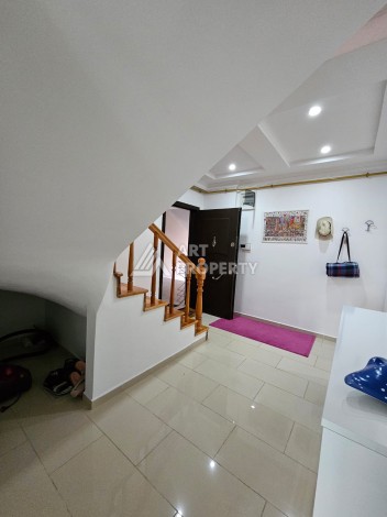 Шикарный дуплекс 3+2, 160м2,  в центре Алании, 200м до пляжа Клеопатра - Ракурс 6