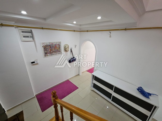 Шикарный дуплекс 3+2, 160м2,  в центре Алании, 200м до пляжа Клеопатра - Ракурс 12