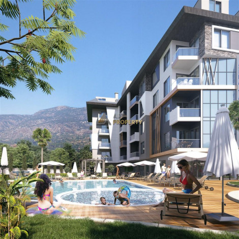 Новый современный комплекс посреди красивых пейзажей района Оба Аланьи, 54-156 м2 - Ракурс 2