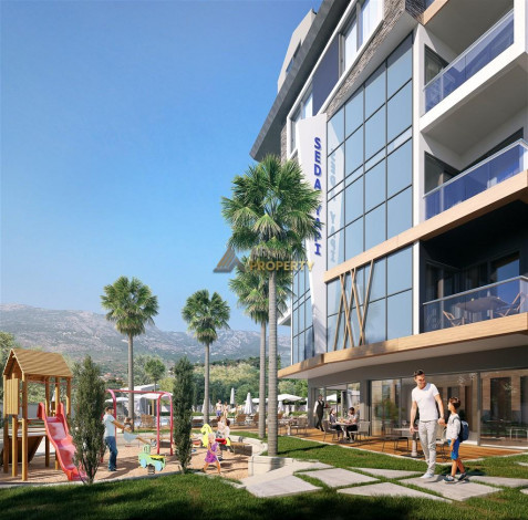 Новый современный комплекс посреди красивых пейзажей района Оба Аланьи, 54-156 м2 - Ракурс 3