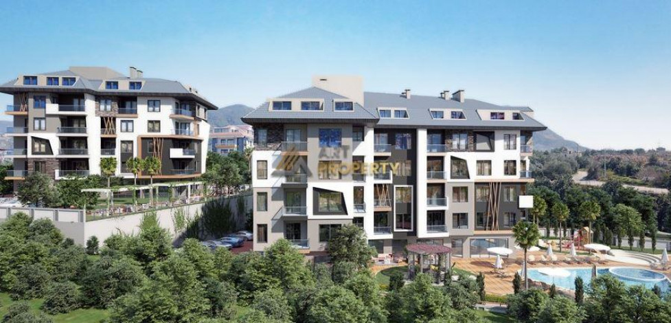 Новый современный комплекс посреди красивых пейзажей района Оба Аланьи, 54-156 м2 - Ракурс 6