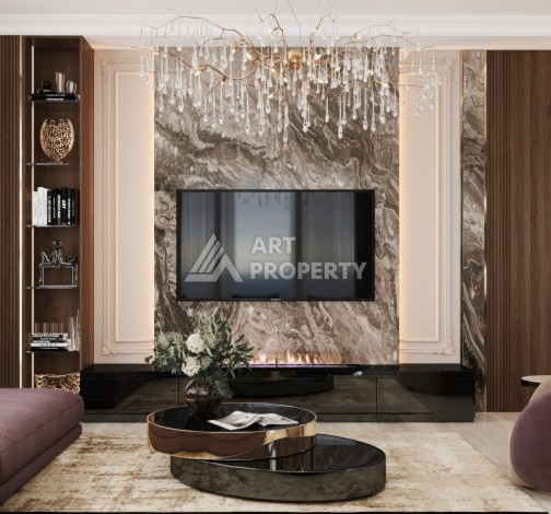 Элегантный проект двухуровневых квартир и вилл с шикарным видом на всю Аланию в районе Тепе - Ракурс 35