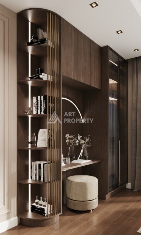 Элегантный проект двухуровневых квартир и вилл с шикарным видом на всю Аланию в районе Тепе - Ракурс 48