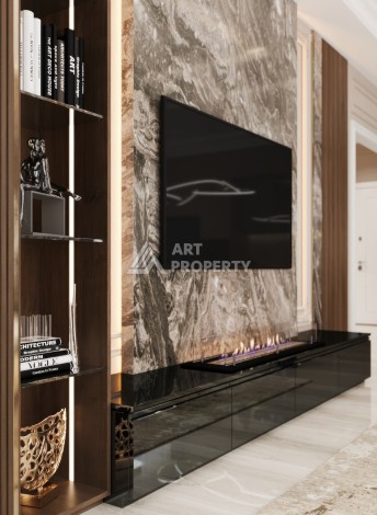 Элегантный проект двухуровневых квартир и вилл с шикарным видом на всю Аланию в районе Тепе - Ракурс 62