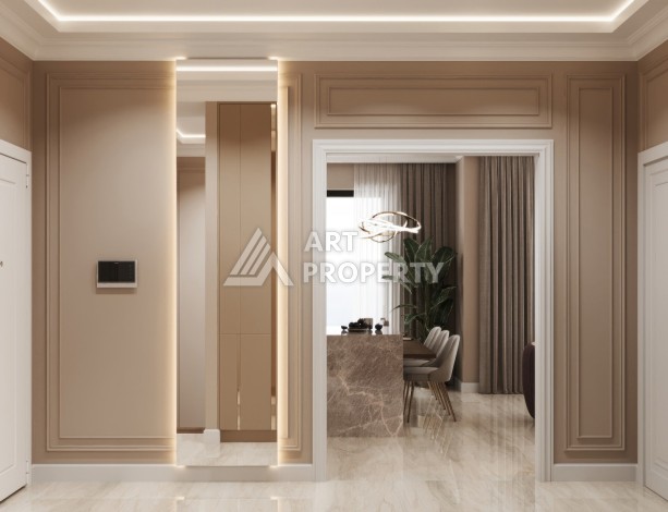 Элегантный проект двухуровневых квартир и вилл с шикарным видом на всю Аланию в районе Тепе - Ракурс 66