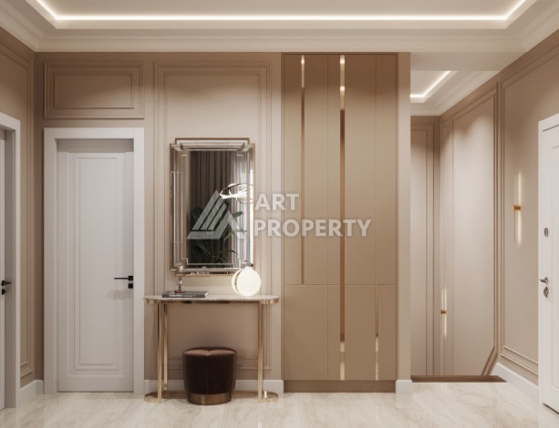 Элегантный проект двухуровневых квартир и вилл с шикарным видом на всю Аланию в районе Тепе - Ракурс 67