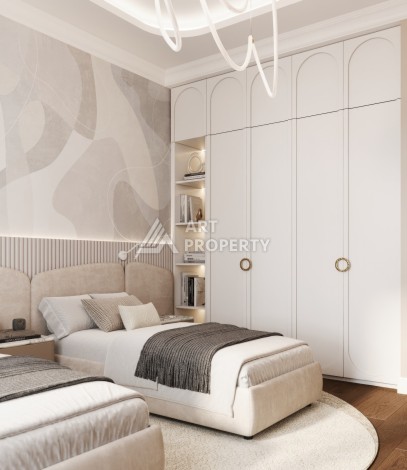 Элегантный проект двухуровневых квартир и вилл с шикарным видом на всю Аланию в районе Тепе - Ракурс 68