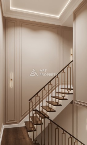 Элегантный проект двухуровневых квартир и вилл с шикарным видом на всю Аланию в районе Тепе - Ракурс 72