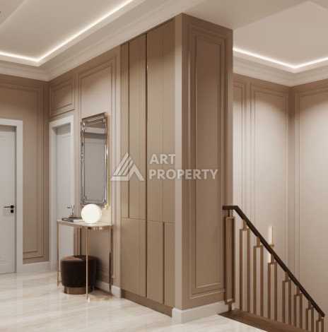 Элегантный проект двухуровневых квартир и вилл с шикарным видом на всю Аланию в районе Тепе - Ракурс 75