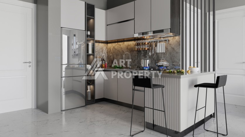 Лучший проект в самой лучшей локации Алании возле знаменитого пляжа Клеопатра - Ракурс 11