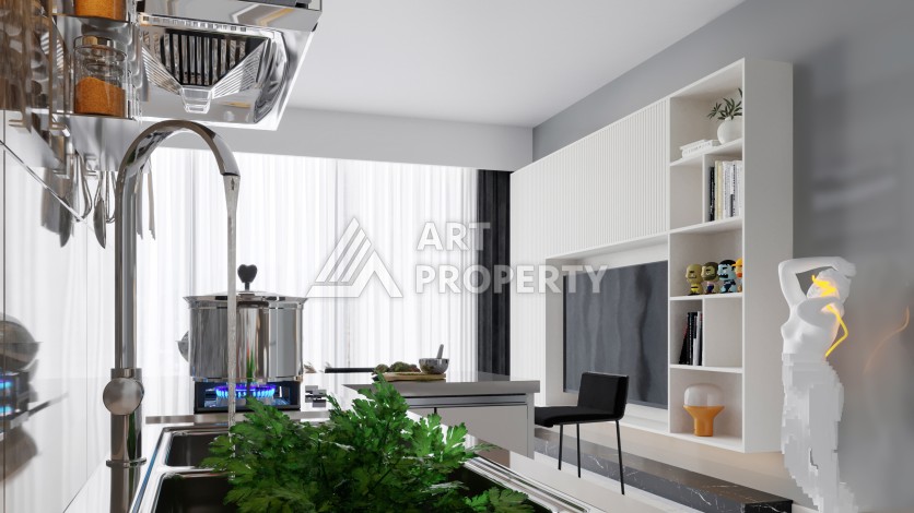 Лучший проект в самой лучшей локации Алании возле знаменитого пляжа Клеопатра - Ракурс 6