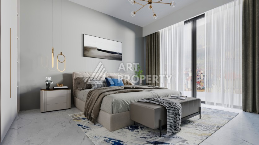 Лучший проект в самой лучшей локации Алании возле знаменитого пляжа Клеопатра - Ракурс 5