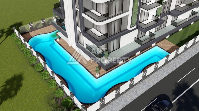 Бутик комплекс с квартирами различных планировок от 50 до 118 кв.м. в районе Махмутлар - Ракурс 9