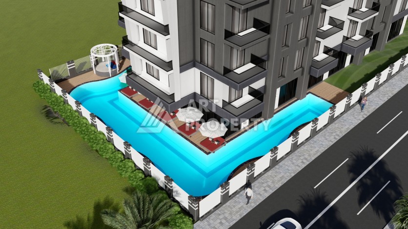 Бутик комплекс с квартирами различных планировок от 50 до 118 кв.м. в районе Махмутлар - Ракурс 10