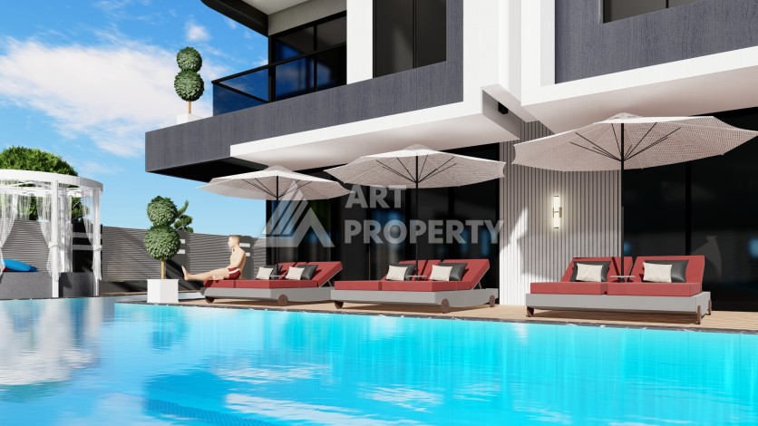 Бутик комплекс с квартирами различных планировок от 50 до 118 кв.м. в районе Махмутлар - Ракурс 11