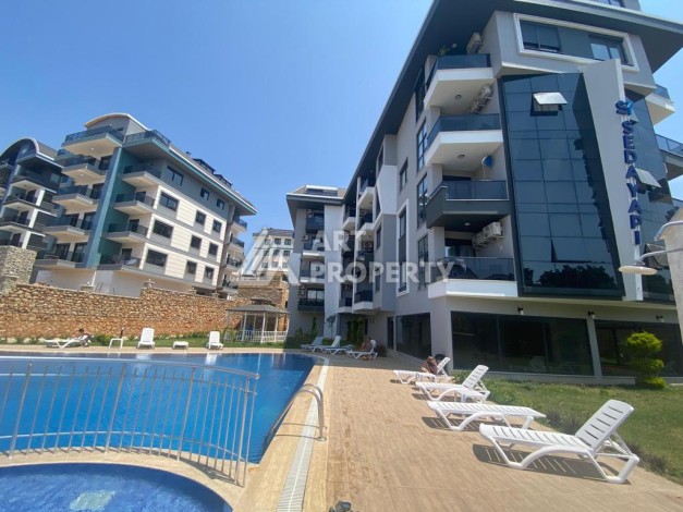 Квартира 1+1 с большой площадью 60 кв.м в открытом районе для внж Оба Алания - Ракурс 3