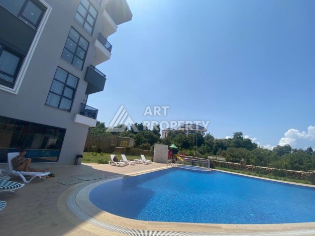 Квартира 1+1 с большой площадью 60 кв.м в открытом районе для внж Оба Алания - Ракурс 4