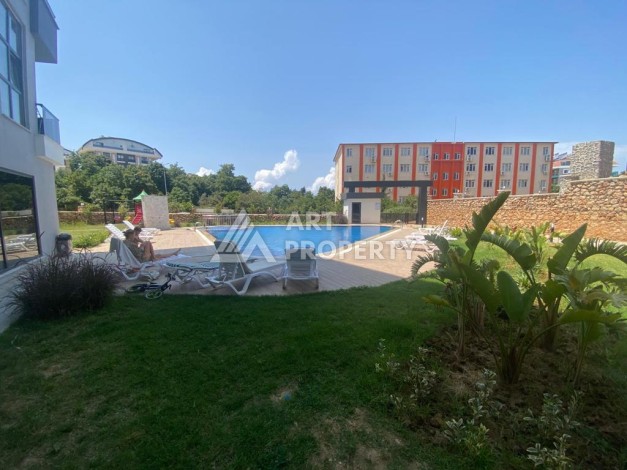 Квартира 1+1 с большой площадью 60 кв.м в открытом районе для внж Оба Алания - Ракурс 6