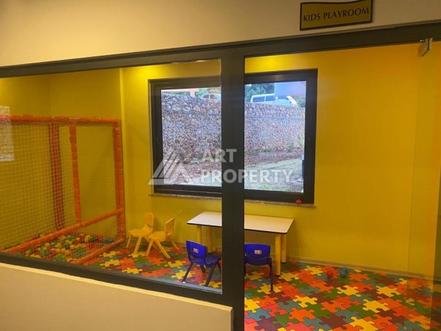 Квартира 1+1 с большой площадью 60 кв.м в открытом районе для внж Оба Алания - Ракурс 10