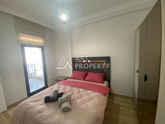 Квартира 1+1 с большой площадью 60 кв.м в открытом районе для внж Оба Алания - Ракурс 19