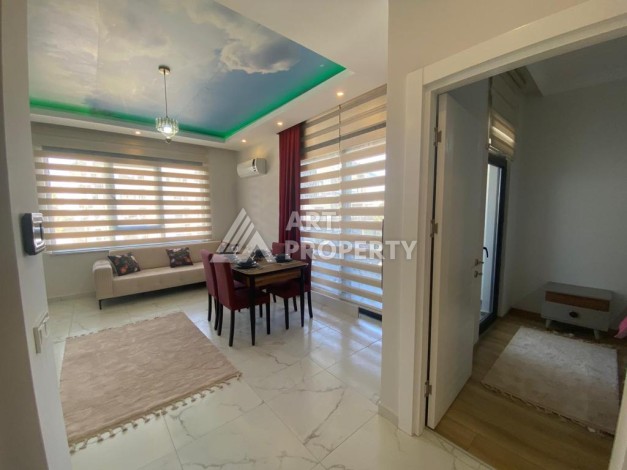 Квартира 1+1 с большой площадью 60 кв.м в открытом районе для внж Оба Алания - Ракурс 23