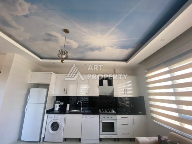 Квартира 1+1 с большой площадью 60 кв.м в открытом районе для внж Оба Алания - Ракурс 25