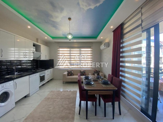 Квартира 1+1 с большой площадью 60 кв.м в открытом районе для внж Оба Алания - Ракурс 26