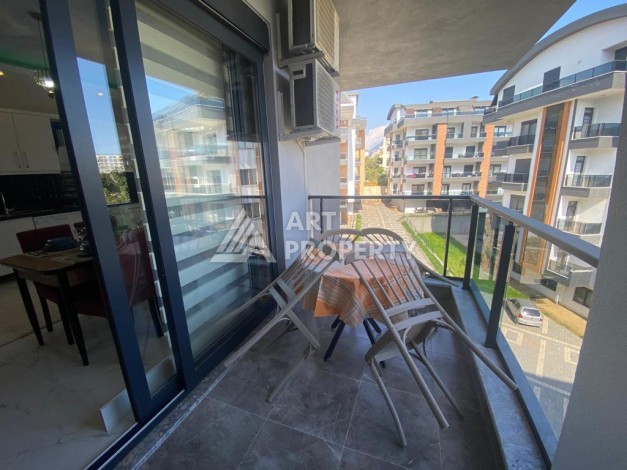 Квартира 1+1 с большой площадью 60 кв.м в открытом районе для внж Оба Алания - Ракурс 27