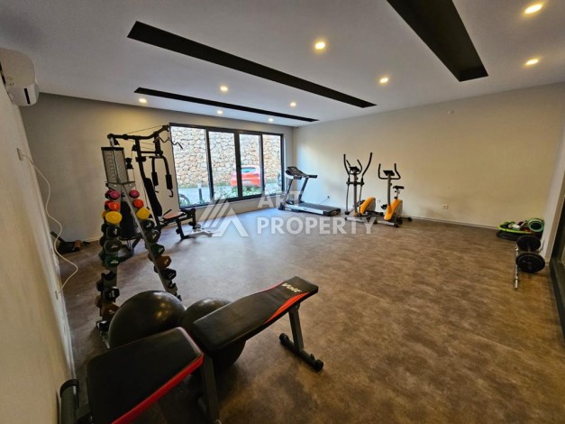 Квартира 1+1 с большой площадью 60 кв.м в открытом районе для внж Оба Алания - Ракурс 35